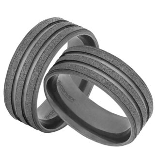 Anel Aliança de Aço Atlantis com GTR U.IPO 8mm + Estojo Luxo