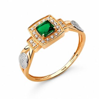 AF004 – Anel de Formatura em Ouro 18k com Zircônias + Estojo Capelo