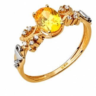 AF009 – Anel de Formatura em Ouro 18k com Zircônias + Estojo Capelo