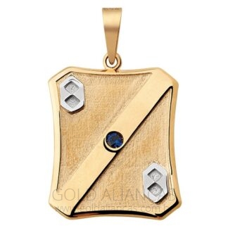 AF014 - Pingente em Ouro 18k Graduação Personalizável + Estojo Luxo