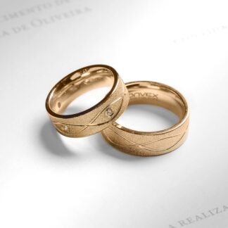 Alianças Aço Eternity 7mm com Zircônia G. IPG