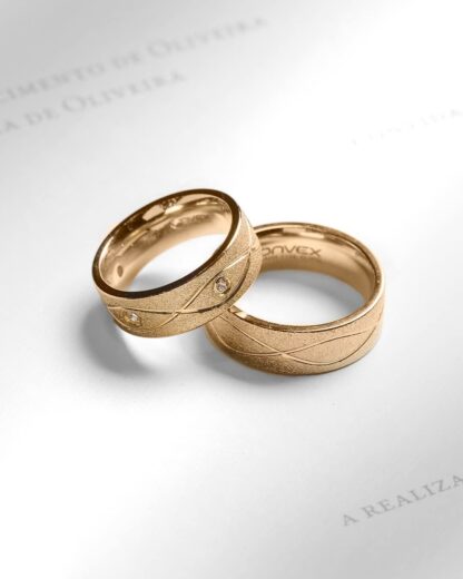 Alianças Aço Eternity 7mm com Zircônia G. IPG