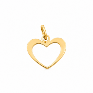 GA - Pingente Coração em Ouro 18K + Estojo Luxo