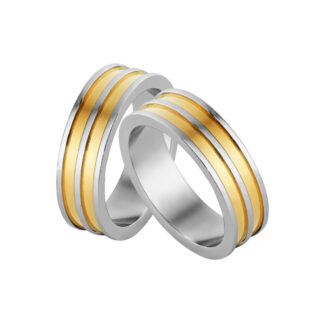 Alianças Aço Orion 6.5mm com IPG + Estojo ❤️