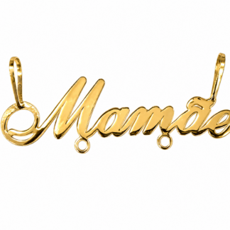 PGE89 - Canga “Mamãe” em Ouro 18K + Estojo Luxo