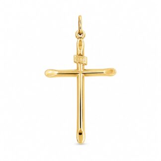 Pingente Crucifixo em Ouro 18K + Estojo Luxo
