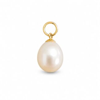 Pingente Pérola Gota em Ouro 18K + Estojo Luxo