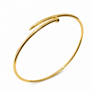 BRL024 - Bracelete em Ouro 18k Prego + Estojo Luxo