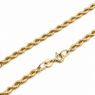 Cordão Baiano em Ouro 18k 40cm + Estojo Luxo
